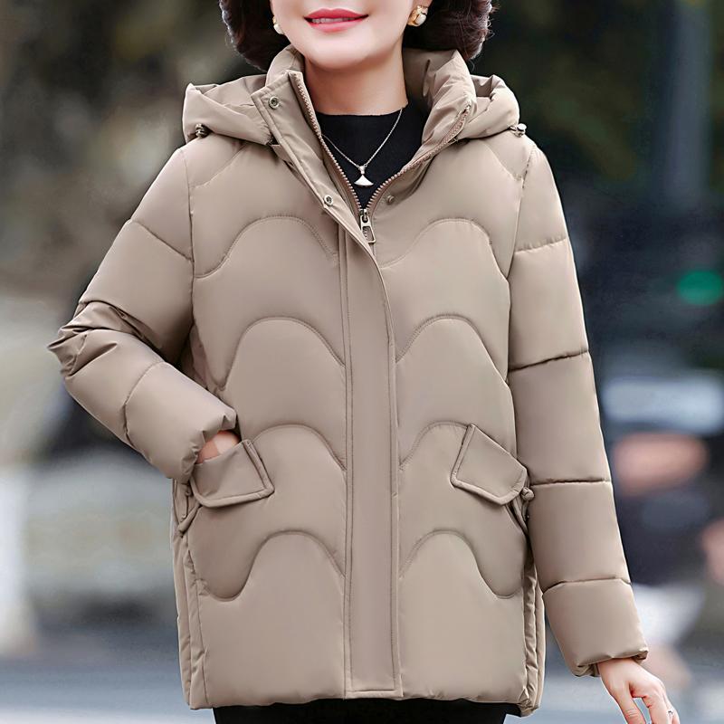 Зимние теплые куртки женские короткие парки с капюшоном элегантная свободная толстая верхняя одежда для женщин среднего возраста 5XL хаки
Зимние теплые куртки женские короткие парки с капюшоном элегантная свободная толстая верхняя одежда для женщин среднего возраста 5XL хаки