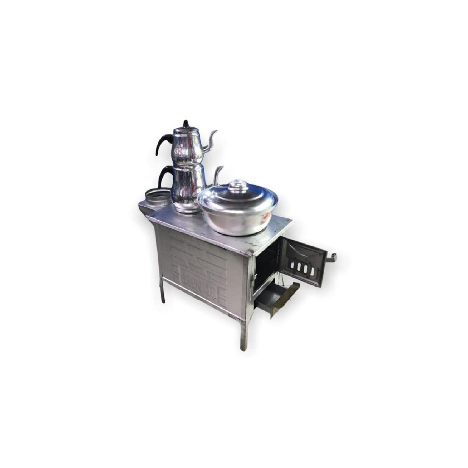 Mini Galvanized Coated Wood Stove With Double Burner - Teapot And Saucepan Are Not Included In The Price
Mini Galvanized Coated Wood Stove With Double Burner - Teapot And Saucepan Are Not Included In The Price