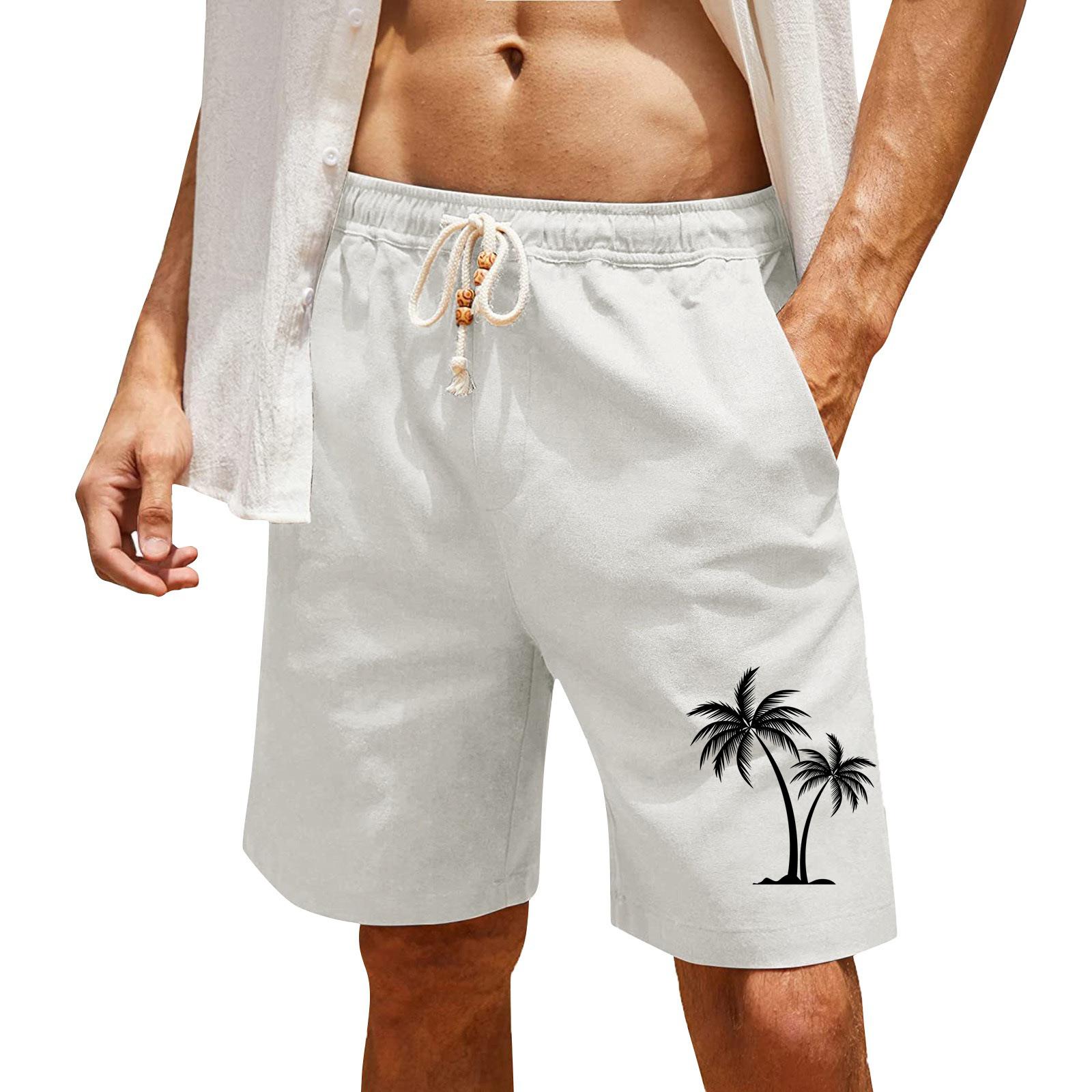 Men s Print Cotton Linen Casual Shorts Men s Fashionable Beach Shorts XL білий
Men s Print Cotton Linen Casual Shorts Men s Fashionable Beach Shorts XL білий