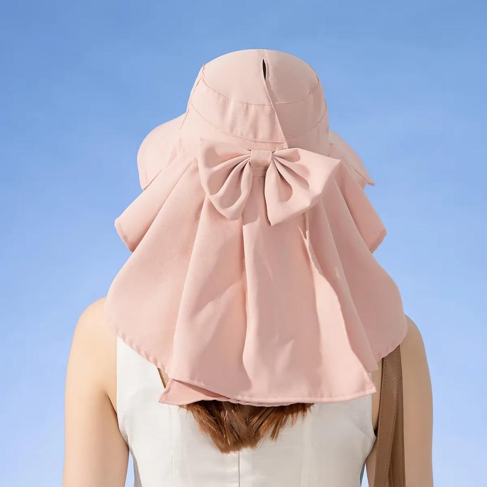 with Shawl Sunshade Bucket Hat with Ponytail Hole Aiti UV Fishman Hat Bow Sun Hat For Women чорний
with Shawl Sunshade Bucket Hat with Ponytail Hole Aiti UV Fishman Hat Bow Sun Hat For Women чорний