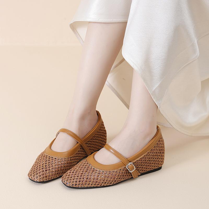 Модная обувь с одним ремешком, модная одинарная обувь, осенняя новинка, квадратный носок, неглубокий вырез, сетчатая дышащая, нескользящая, износостойкая, обувь со скрытой платформой 40 коричневый
Модная обувь с одним ремешком, модная одинарная обувь, осенняя новинка, квадратный носок, неглубокий вырез, сетчатая дышащая, нескользящая, износостойкая, обувь со скрытой платформой 40 коричневый