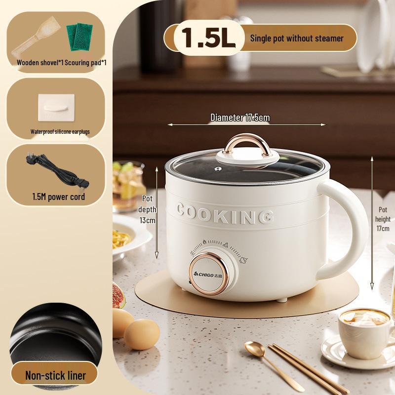 Mini Multi-Function Electric Hot Pot: Steams, Fries, Stews & Cooks for Dorms or Homes
Mini Multi-Function Electric Hot Pot: Steams, Fries, Stews & Cooks for Dorms or Homes