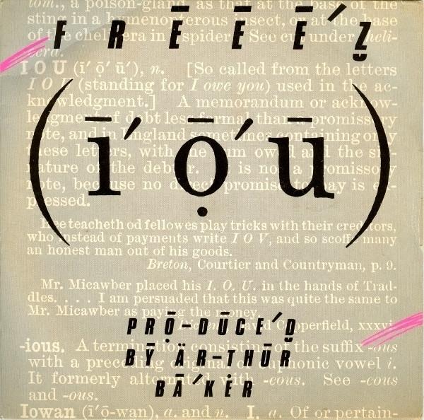 7-дюймовая пластинка FREEEZ I.O.U. BEG96 Beggars Banquet 1983 Великобритания Танцевальная Электроника Б/У
7-дюймовая пластинка FREEEZ I.O.U. BEG96 Beggars Banquet 1983 Великобритания Танцевальная Электроника Б/У