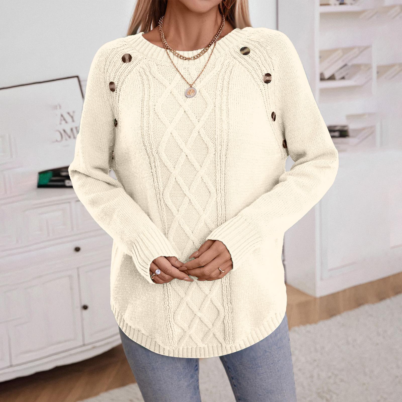 Женский модный повседневный пуловер с длинным рукавом, однотонный, на половину застегивающийся на пуговицы, женский пуловер в стиле ретро, свободный вязаный свитер S хаки
Женский модный повседневный пуловер с длинным рукавом, однотонный, на половину застегивающийся на пуговицы, женский пуловер в стиле ретро, свободный вязаный свитер S хаки