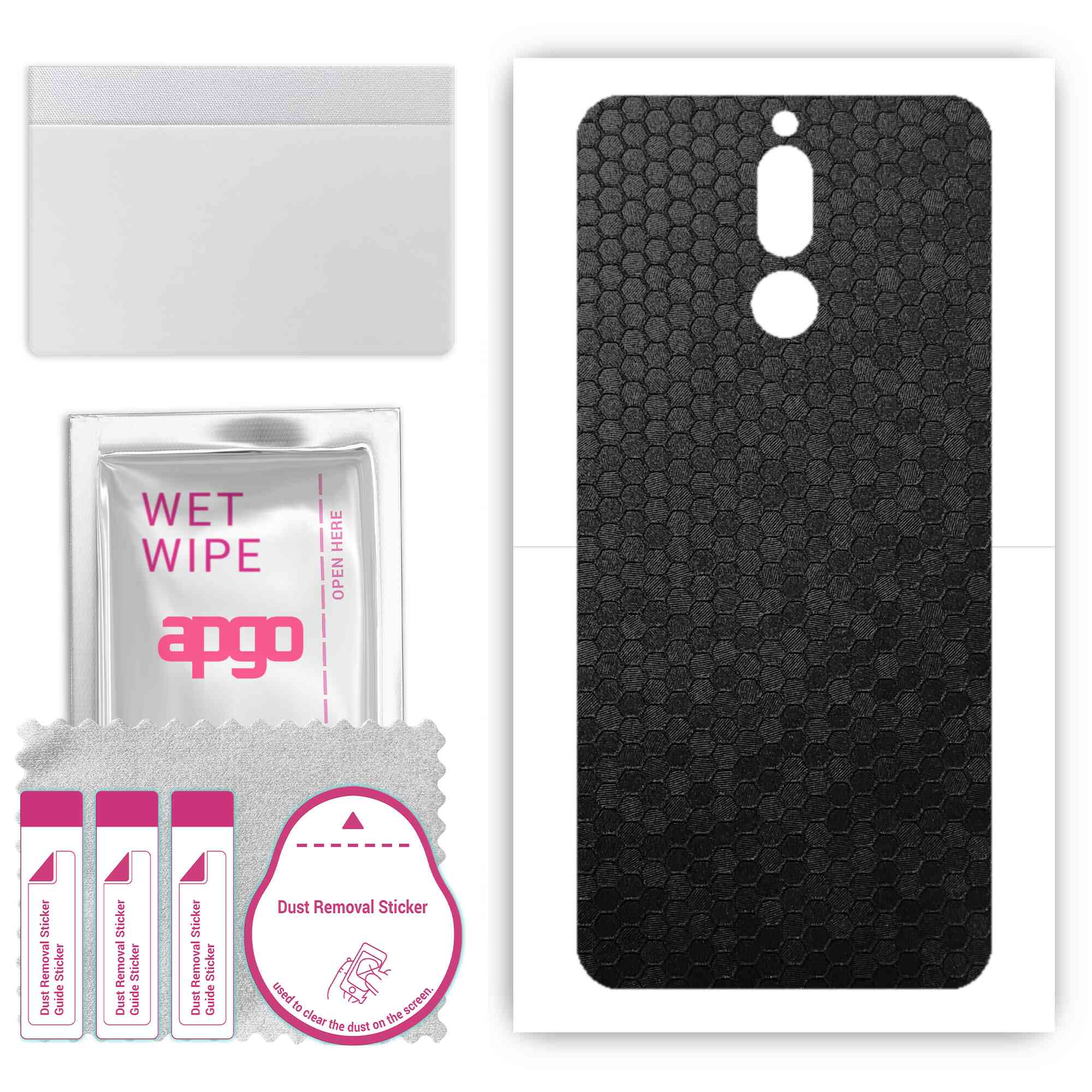 apgo Захисна наклейка для задньої панелі, сумісна з Huawei Mate 10 Lite, Wrap Film, Foil, Vinyl - Pattern Black Honeycomb
apgo Захисна наклейка для задньої панелі, сумісна з Huawei Mate 10 Lite, Wrap Film, Foil, Vinyl - Pattern Black Honeycomb