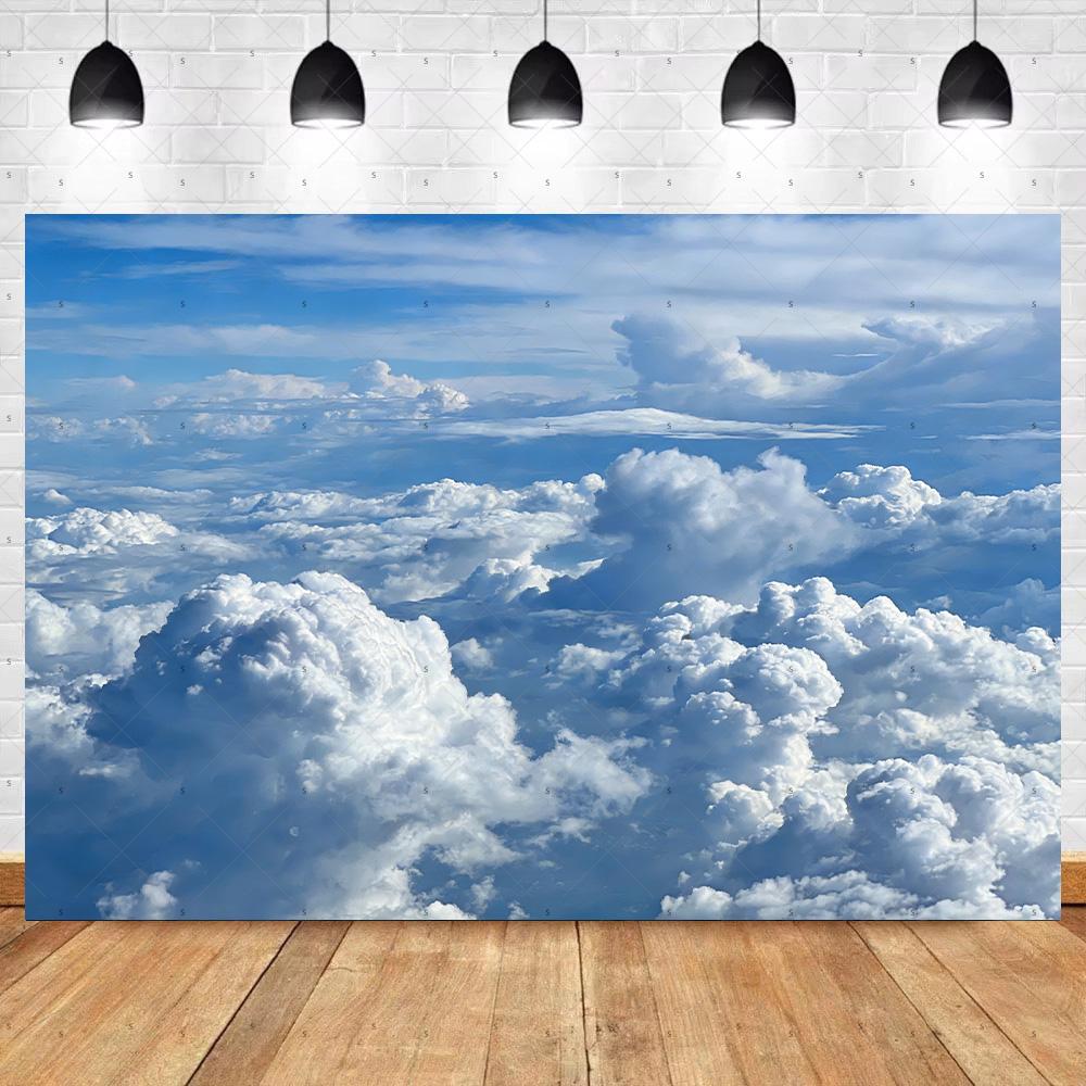 Blue Sky White Cloud Photography Props Decortions Background Realistic Sunlight Photo Studio Backdrop Supplies Banner Kids Gifts 120X90CM
Blue Sky White Cloud Photography Props Decortions Background Realistic Sunlight Photo Studio Backdrop Supplies Banner Kids Gifts 120X90CM