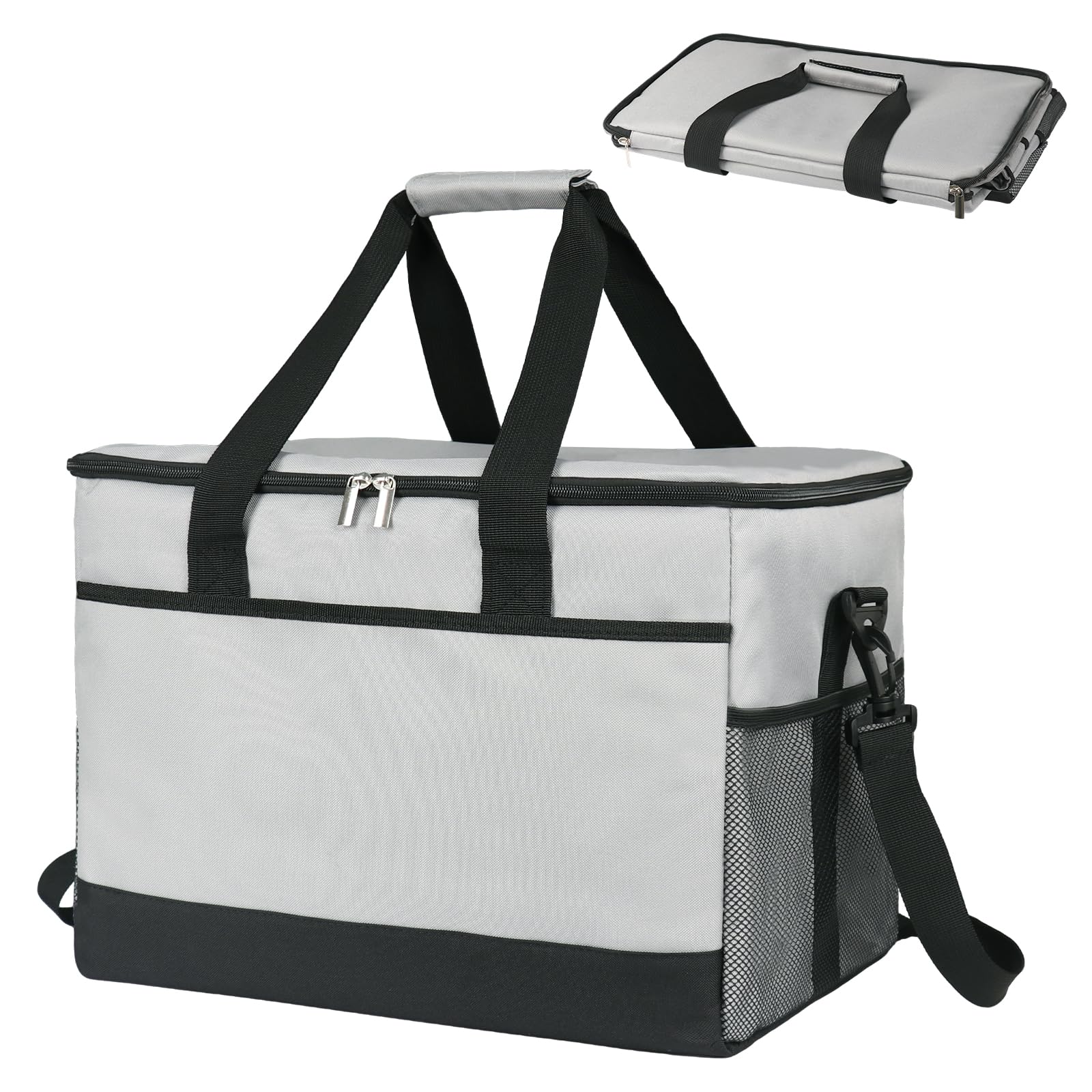 Large Capacity 35L Cooler Foldable Soft Cooler Perfect for Sports Cherry Blossom Club and More Box, Storage, Wear-Resistant, 5-Layer Insulation, сірий колір
Large Capacity 35L Cooler Foldable Soft Cooler Perfect for Sports Cherry Blossom Club and More Box, Storage, Wear-Resistant, 5-Layer Insulation, сірий колір