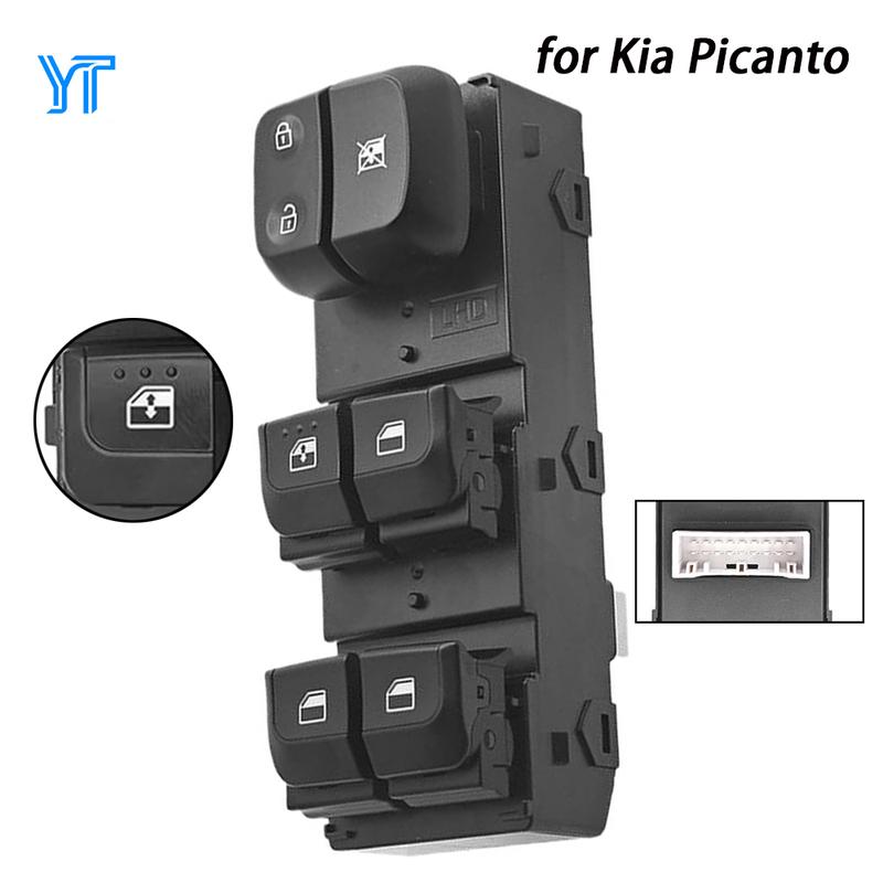 Electric Window Switch for Kia Picanto 2017- Front Left Glass Lifter Control Regulator Button 93570-G6000 Car Accessories
Electric Window Switch for Kia Picanto 2017- Front Left Glass Lifter Control Regulator Button 93570-G6000 Car Accessories