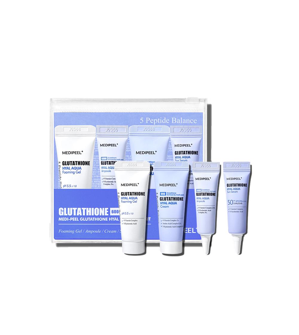 Medi-Peel Glutathione Hyal Aqua Набор миниатюр 38мл
Medi-Peel Glutathione Hyal Aqua Набор миниатюр 38мл