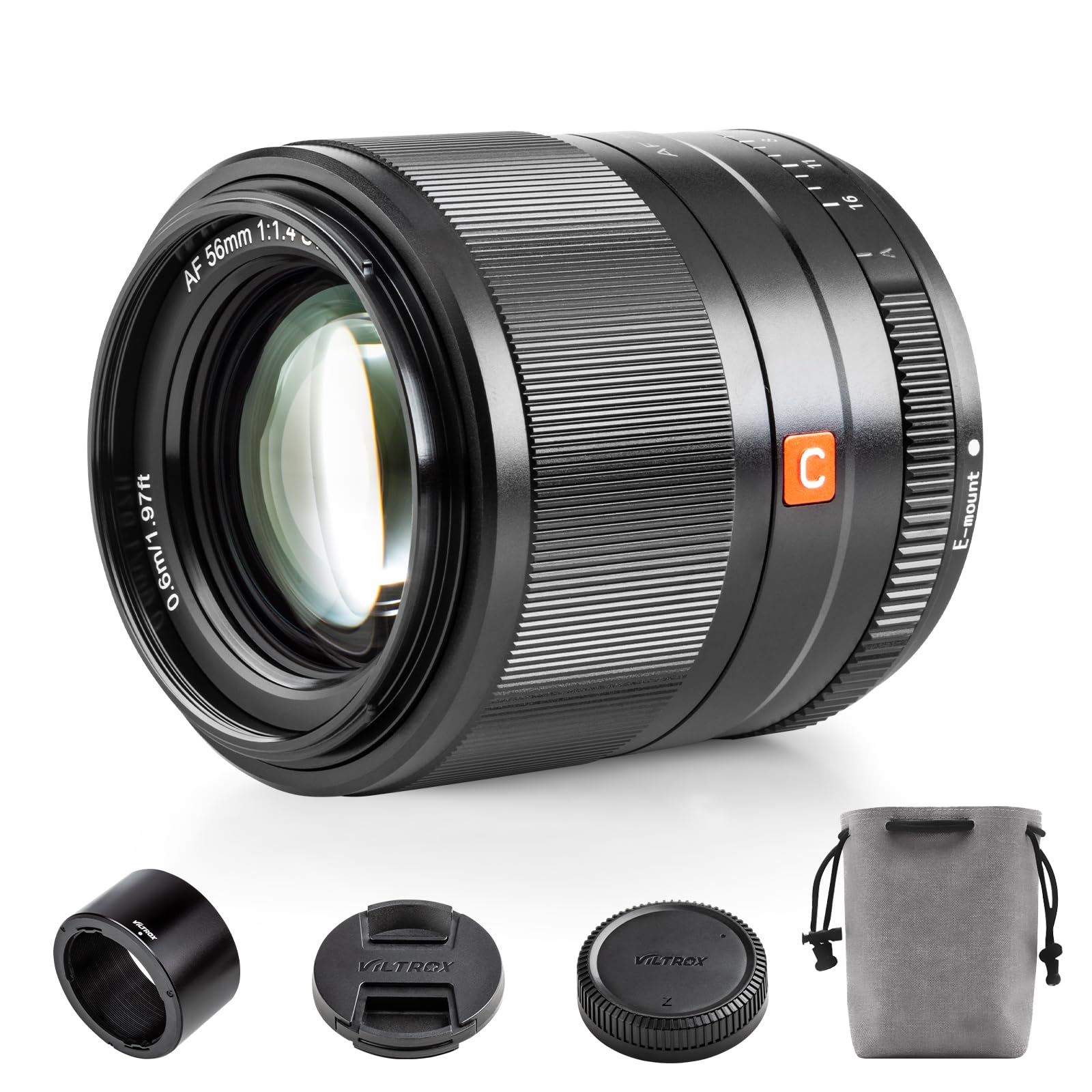 VILTROX AF 56mm Z Single Focus Lens STM Eye AF Large Aperture STM Wide Angle Lens Compatible with Nikon Z mount Lightweight Suitable for cameras Soft
VILTROX AF 56mm Z Single Focus Lens STM Eye AF Large Aperture STM Wide Angle Lens Compatible with Nikon Z mount Lightweight Suitable for cameras Soft