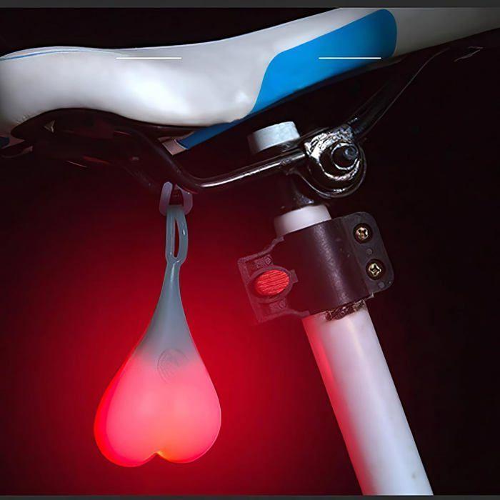 Feux arrière de boule de vélo, Riloer lères d avertissement de coeur de vélo, lampe d oeuf LED essentielle de nuit, imperméable,130
Feux arrière de boule de vélo, Riloer lères d avertissement de coeur de vélo, lampe d oeuf LED essentielle de nuit, imperméable,130