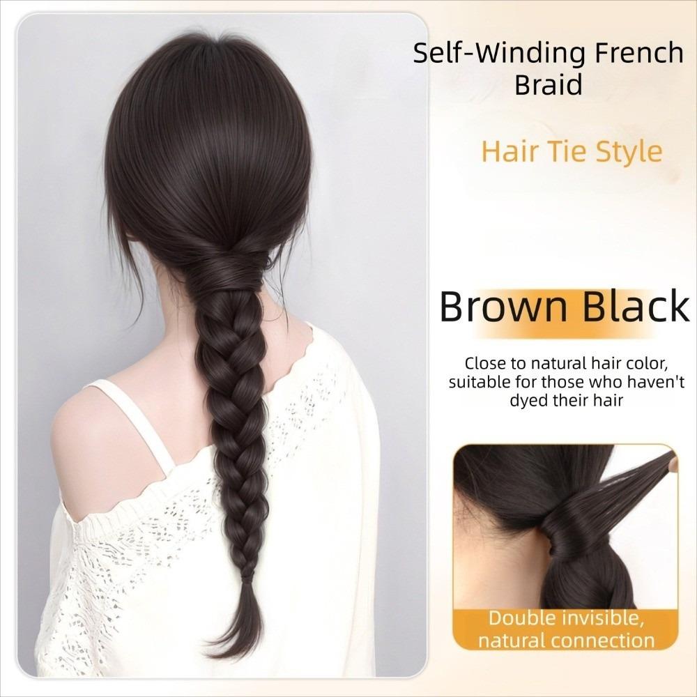 Elegant Synthetic Wig Braid Elastic Band Low Braided Hair Piece for Women коричневый/чёрный
Elegant Synthetic Wig Braid Elastic Band Low Braided Hair Piece for Women коричневый/чёрный