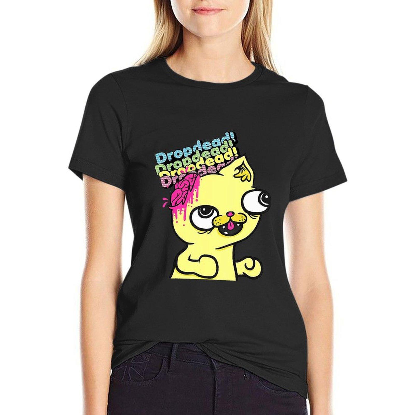 Dropdead Cat Футболка Женская Одежда Милые Топы Женские Смешные Футболки Женские S чёрный
Dropdead Cat Футболка Женская Одежда Милые Топы Женские Смешные Футболки Женские S чёрный