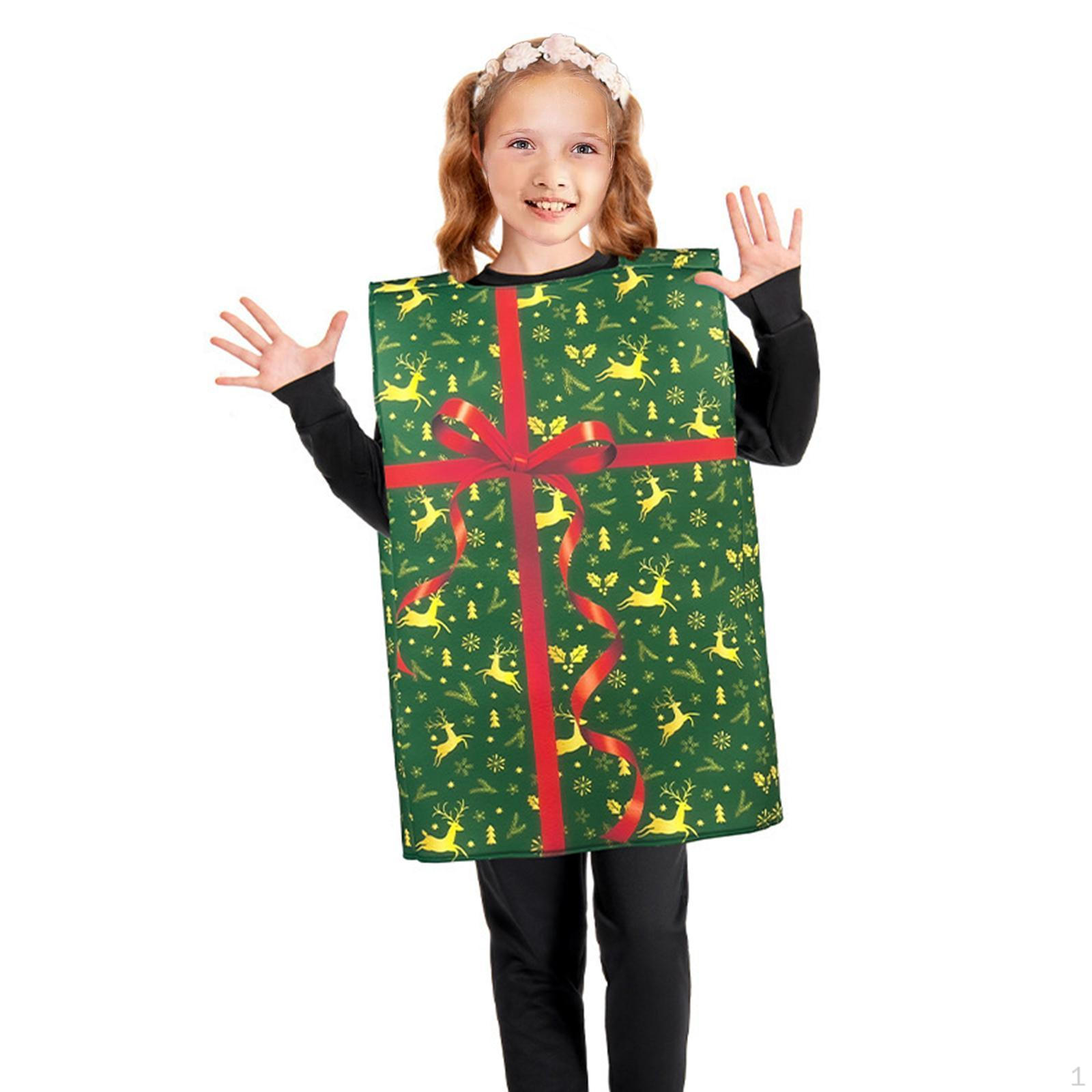 Рождественская подарочная коробка Костюм Креативные праздничные аксессуары для вечеринки Green Elk for Kids
Рождественская подарочная коробка Костюм Креативные праздничные аксессуары для вечеринки Green Elk for Kids