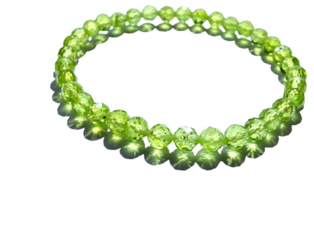 Peridot Bracelet for Women and Men Natural Stone 4mm Round Cut Gemstone Gravel Gravel M 17cm - (For Purification, Stone, Quartz) (Men s - Approx. зелений
Peridot Bracelet for Women and Men Natural Stone 4mm Round Cut Gemstone Gravel Gravel M 17cm - (For Purification, Stone, Quartz) (Men s - Approx. зелений
