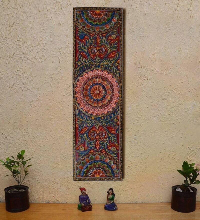 Hand-Painted Wooden Wall Panel: Indian Ethnic Floral Design 18” X 9” X 24” (l x w x h) разноцветный
Hand-Painted Wooden Wall Panel: Indian Ethnic Floral Design 18” X 9” X 24” (l x w x h) разноцветный