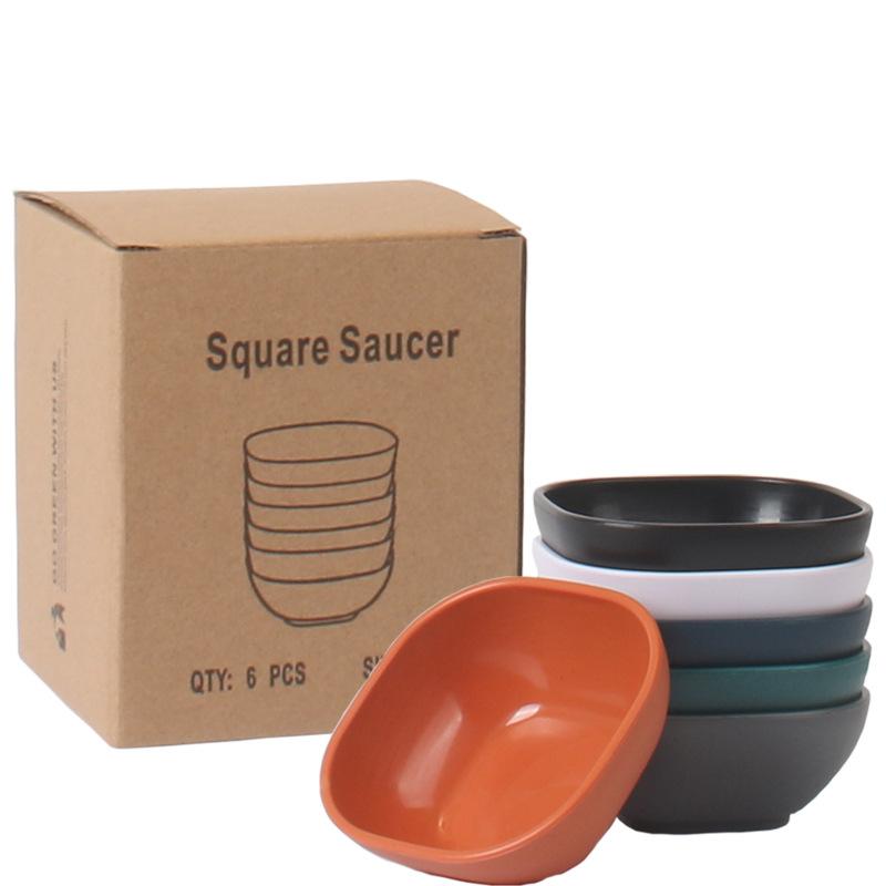 6pcs/set 4-inch Square Seasoning Dish Hot Pot Barbecue Soy Sauce Vinegar Sauce Dish Durable Saucer
6pcs/set 4-inch Square Seasoning Dish Hot Pot Barbecue Soy Sauce Vinegar Sauce Dish Durable Saucer