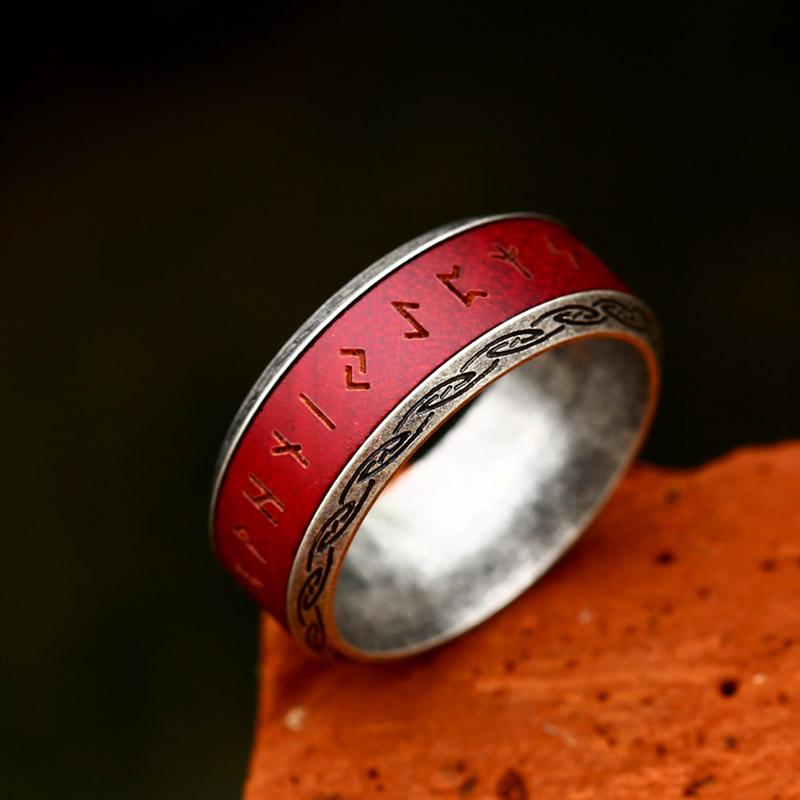 BEIER 2024 New Unique Design Stainless Steel Spinning Viking Red Rosewood Ring For Men Nordic Valknut Celtic Knot Wood Jewelry 13
BEIER 2024 New Unique Design Stainless Steel Spinning Viking Red Rosewood Ring For Men Nordic Valknut Celtic Knot Wood Jewelry 13