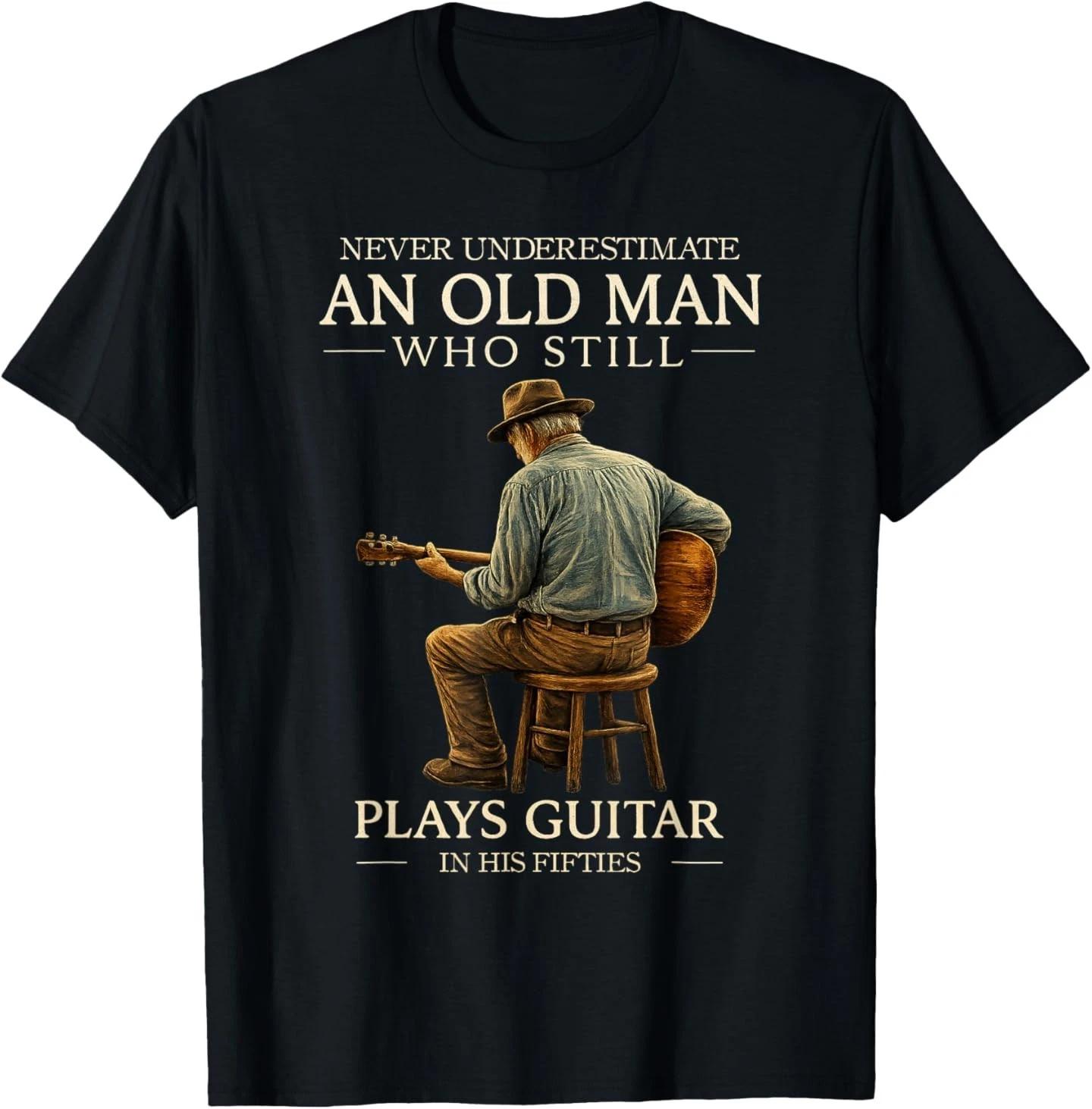 50th Birthday Acoustic Guitar Player Retro in His Fifties T-Shirt 4XL
50th Birthday Acoustic Guitar Player Retro in His Fifties T-Shirt 4XL