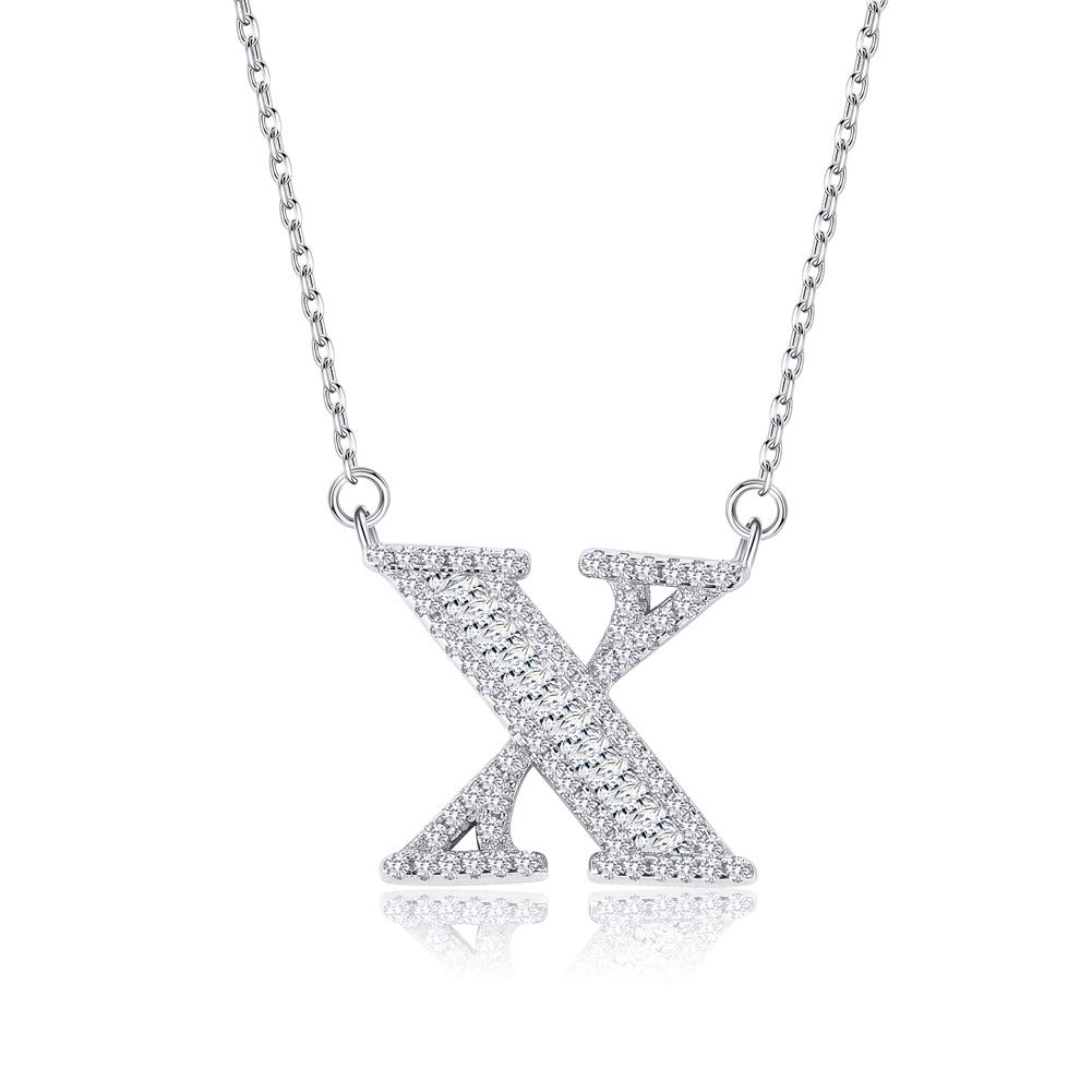 AIKS Alphabet Necklace, Sterling Silver 925, Zirconia Pendant, Sparkling Diamond, Pure Silver Necklace, Initial, Valentine s Day, Birthday, Popular
AIKS Alphabet Necklace, Sterling Silver 925, Zirconia Pendant, Sparkling Diamond, Pure Silver Necklace, Initial, Valentine s Day, Birthday, Popular