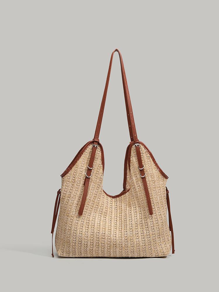 Niche seaside beach resort style woven bag 2025 new fashionable and versatile commuter straw shoulder tote bag хаки
Niche seaside beach resort style woven bag 2025 new fashionable and versatile commuter straw shoulder tote bag хаки