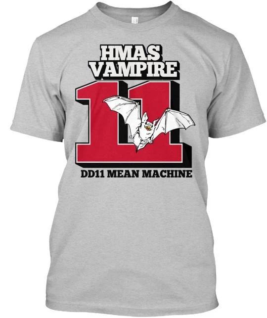 Hmas Vampire Dd11 Mean Machine T shirt Made in the USA Size S to 5XL 2XL
Hmas Vampire Dd11 Mean Machine T shirt Made in the USA Size S to 5XL 2XL