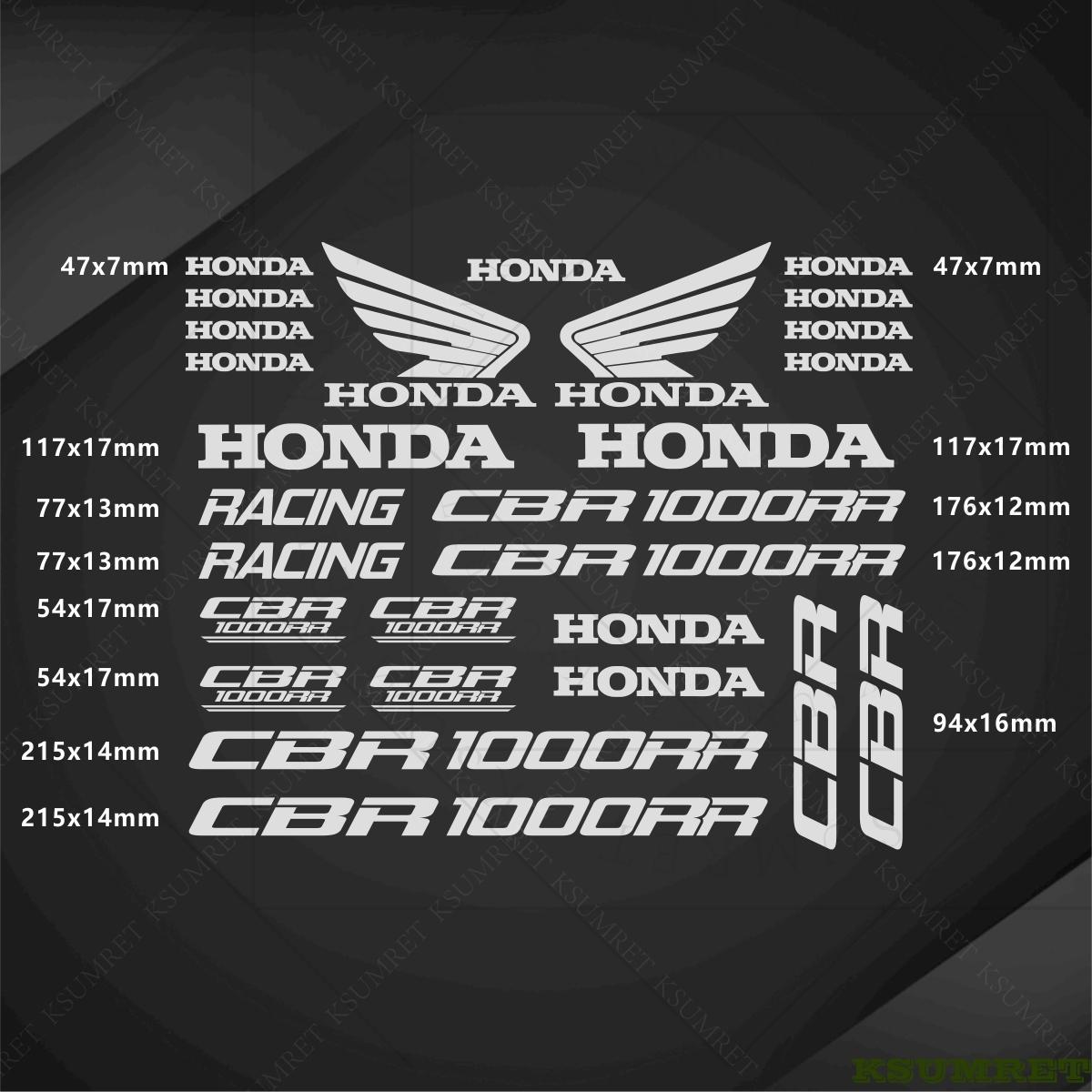 For Honda Motorcycle Stickers CBR1000RR Logo Decal Waterproof срібний
For Honda Motorcycle Stickers CBR1000RR Logo Decal Waterproof срібний