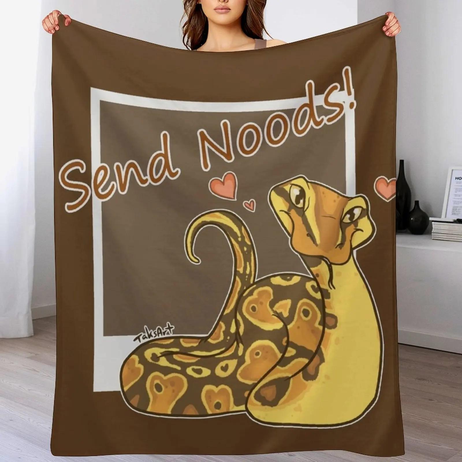Send Noods Throw Blanket Travel Size Cozy Blanket for Plane Train 102x76cm(40x30in)
Send Noods Throw Blanket Travel Size Cozy Blanket for Plane Train 102x76cm(40x30in)