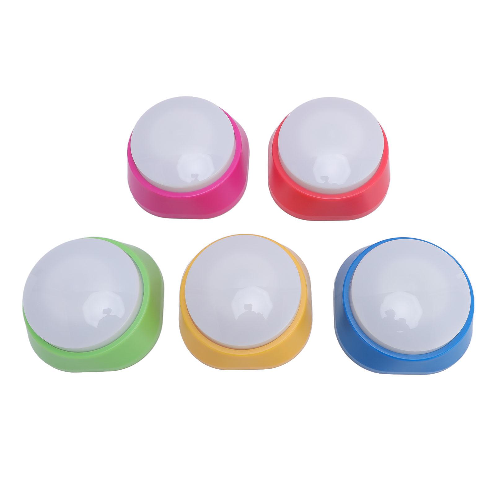 5Pcs Pet Training Buzzer Voice Recording Dog Cat Communicating with Colorful Light Rose Red Yellow
5Pcs Pet Training Buzzer Voice Recording Dog Cat Communicating with Colorful Light Rose Red Yellow