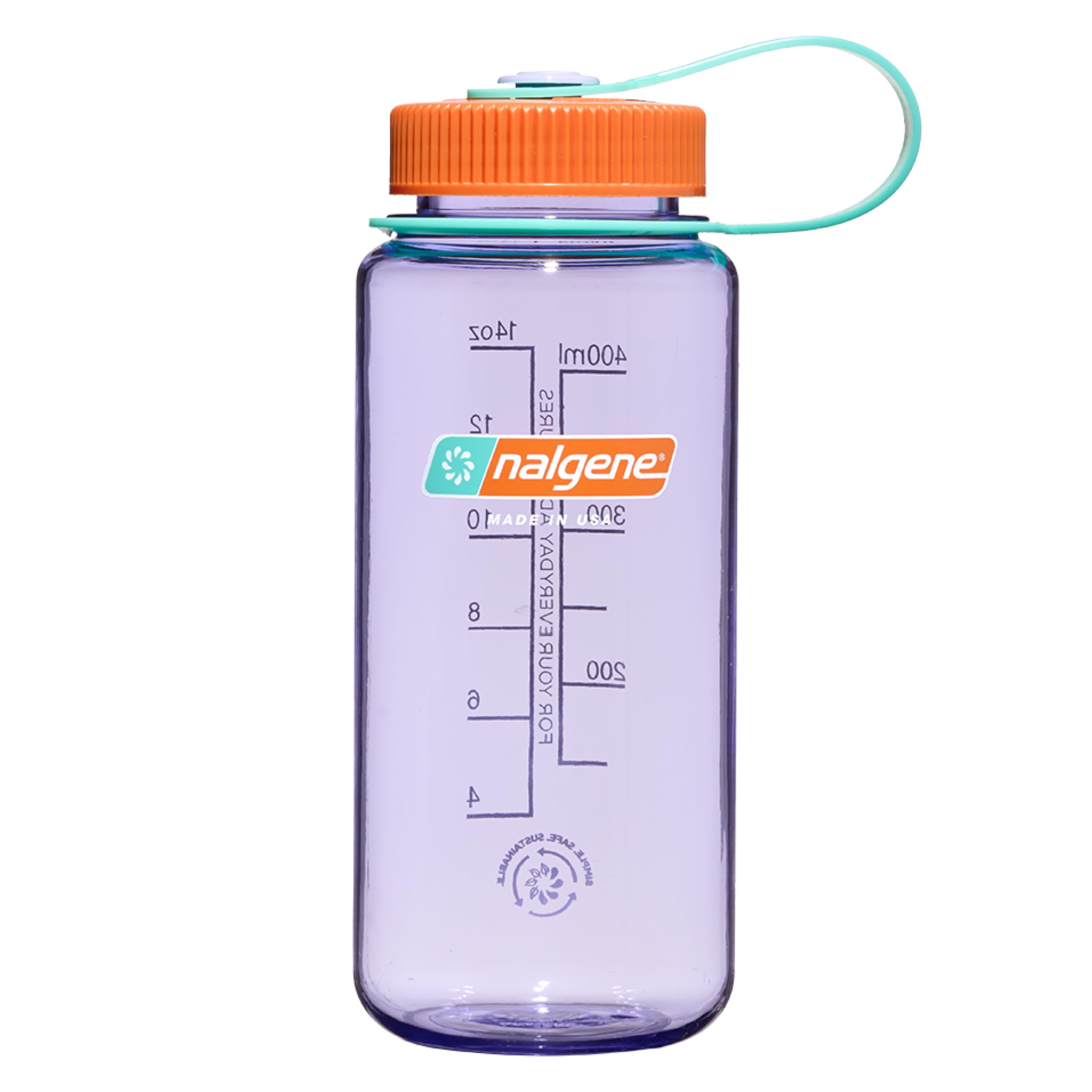 Nalgene Sustain Tritan Water Bottle Made with Material Derived From Plastic 16 Wide Amethyst BPA-Free 50% Waste, OZ, Mouth,
Nalgene Sustain Tritan Water Bottle Made with Material Derived From Plastic 16 Wide Amethyst BPA-Free 50% Waste, OZ, Mouth,