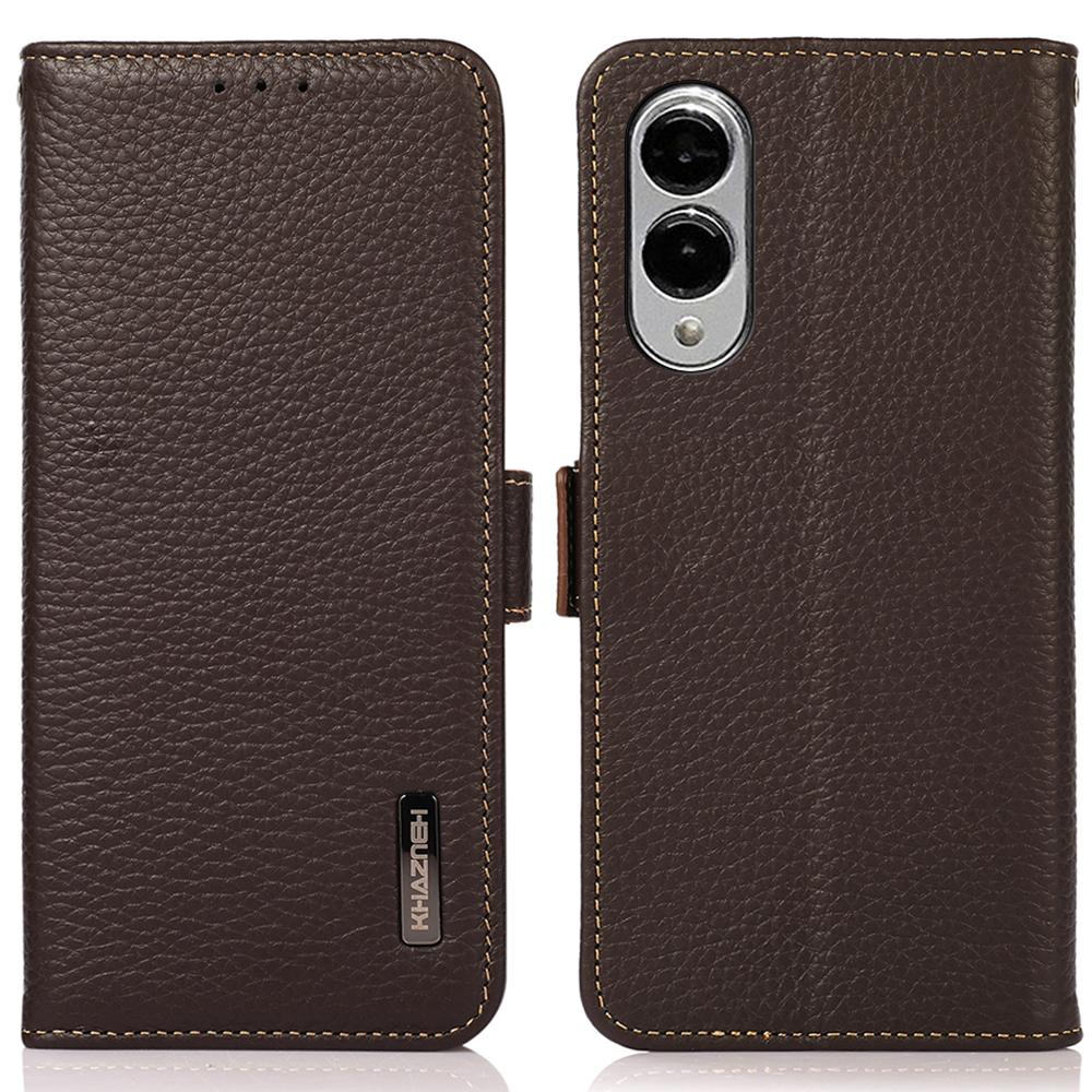KHAZNEH for Samsung Galaxy S25 Edge Phone Case Genuine Cow Leather Cover RFID Blocking Brown
KHAZNEH for Samsung Galaxy S25 Edge Phone Case Genuine Cow Leather Cover RFID Blocking Brown