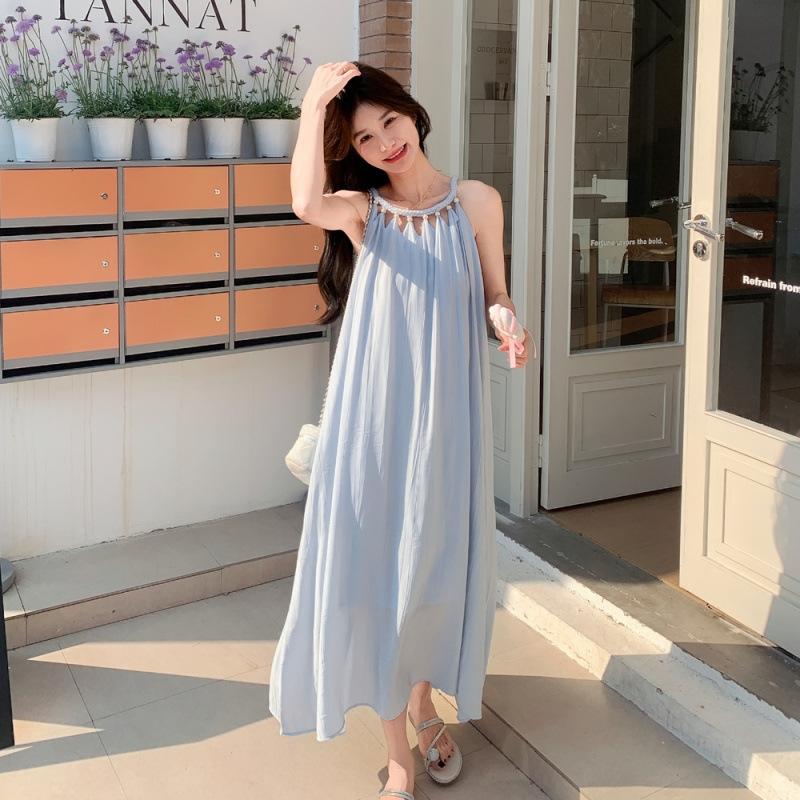 Синее маленькое свежее приморское романтичное длинное платье лето новое романтичное платье с вырезом лодочкой женское XL светло-синий
Синее маленькое свежее приморское романтичное длинное платье лето новое романтичное платье с вырезом лодочкой женское XL светло-синий