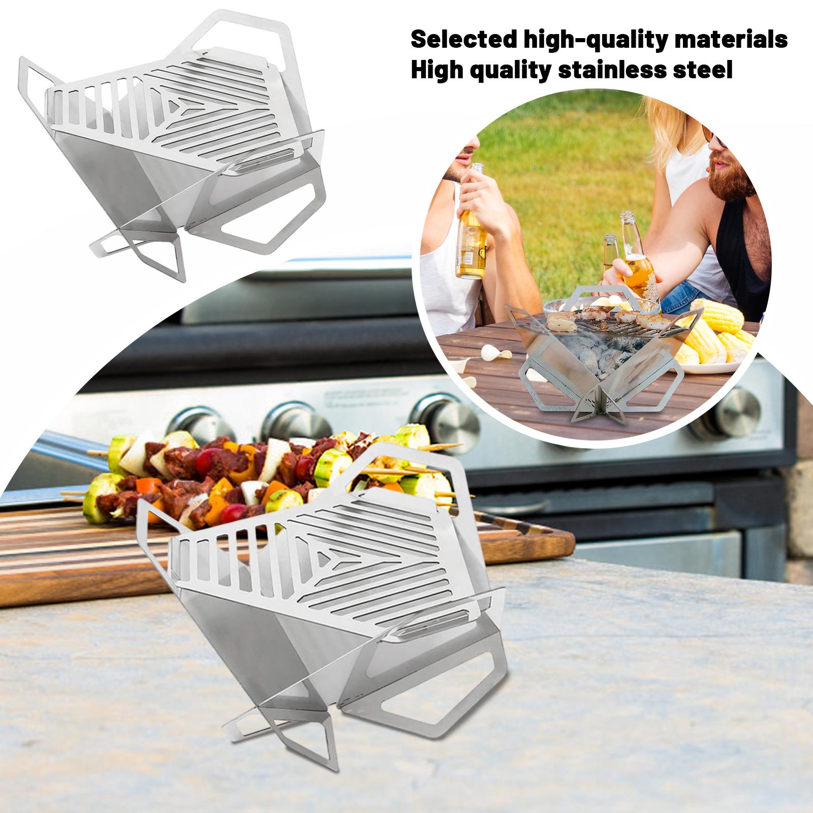 Detachable Barbecue Grills Camping BBQ Grills Rack Portable Charcoal Oven Burning Stove Card Type Stove Easy One Size
Detachable Barbecue Grills Camping BBQ Grills Rack Portable Charcoal Oven Burning Stove Card Type Stove Easy One Size