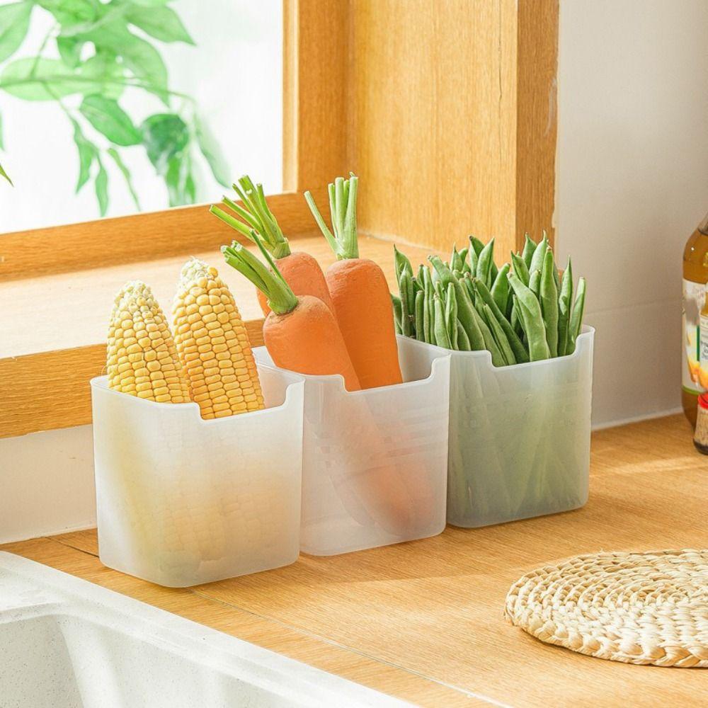 Plastic Fridge Door Storage Box Household Fruits Fresh Preservation Box Refrigerator білий
Plastic Fridge Door Storage Box Household Fruits Fresh Preservation Box Refrigerator білий