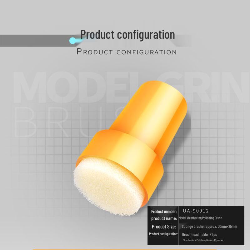 You Su Da Weathering Sponge Brush Set: Model Painting, Sanding & Polishing Tool for Military & Gundam Models
You Su Da Weathering Sponge Brush Set: Model Painting, Sanding & Polishing Tool for Military & Gundam Models