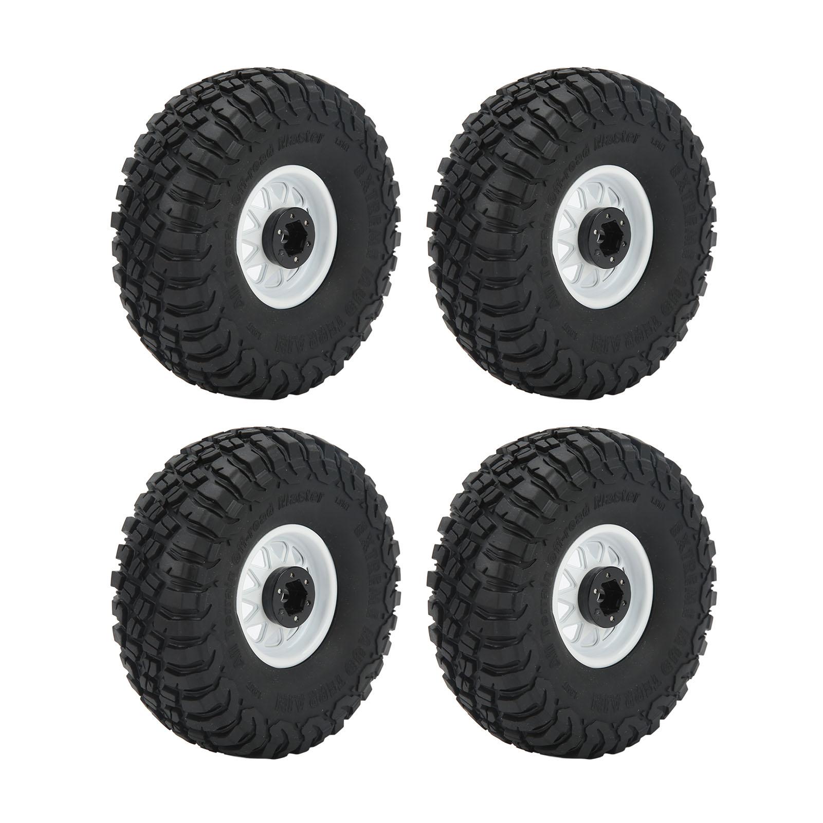 4PCS 1.9in Wheel Tires with 10 Holes Hub Uneven Gravel Pattern for SCX10 1 10 RC Car Models White білий
4PCS 1.9in Wheel Tires with 10 Holes Hub Uneven Gravel Pattern for SCX10 1 10 RC Car Models White білий