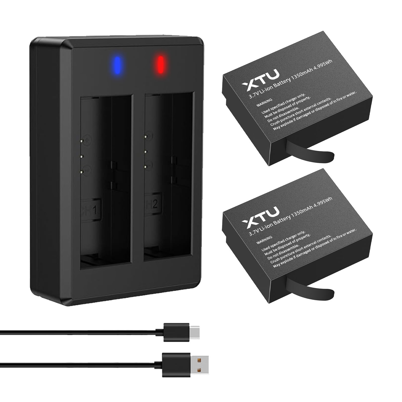 Action Camera Charging Sports Camera Action Camera Charging Kit with 1350mAh 1 and 1 Charging Compatible with XTU S6 Kit, Charger, Battery, Charger,
Action Camera Charging Sports Camera Action Camera Charging Kit with 1350mAh 1 and 1 Charging Compatible with XTU S6 Kit, Charger, Battery, Charger,