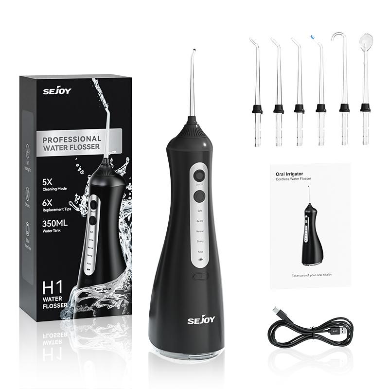 Sejoy Water Flosser Teeth Picks 6 Jets 6 Modes Portable Cordless Water Floss for Teeth Cleaner Oral Picks чёрный
Sejoy Water Flosser Teeth Picks 6 Jets 6 Modes Portable Cordless Water Floss for Teeth Cleaner Oral Picks чёрный
