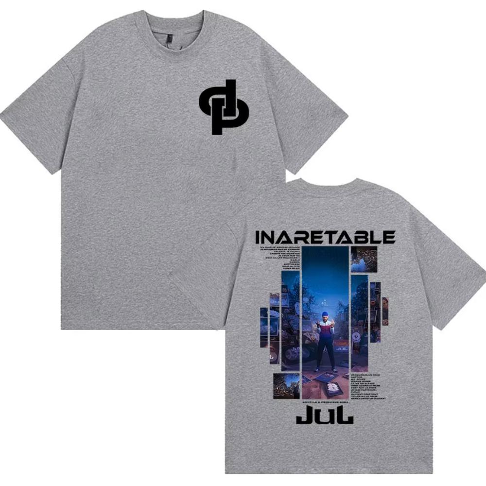 French Rapper Jul INARETABLE Album 2025 Graphic T Shirts Men s Hip Hop Vintage Short Sleeve Women T-shirt Cotton Tees Streetwear S
French Rapper Jul INARETABLE Album 2025 Graphic T Shirts Men s Hip Hop Vintage Short Sleeve Women T-shirt Cotton Tees Streetwear S