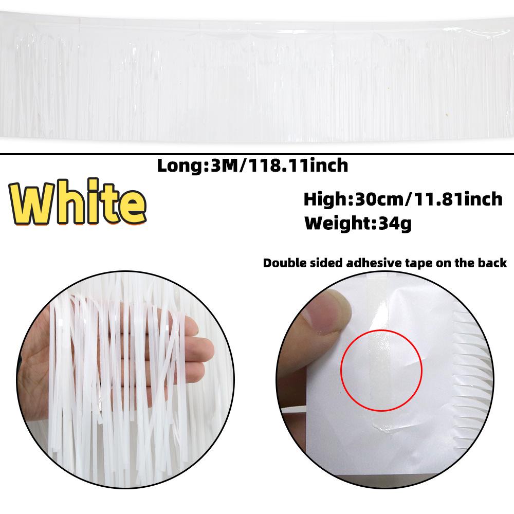 1-10PACKS Tassel Rain Curtain Shopping Mall Window Decoration Scene Layout Children s Birthday Party Wedding Decoration Supplies 1pack білий
1-10PACKS Tassel Rain Curtain Shopping Mall Window Decoration Scene Layout Children s Birthday Party Wedding Decoration Supplies 1pack білий