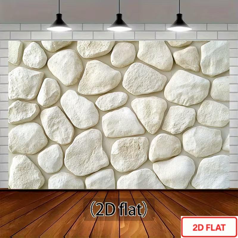 2D Textured White Stone Backdrop, Rustic Rock Wall Decoration Background 47.2x31.5inch/120*80cm
2D Textured White Stone Backdrop, Rustic Rock Wall Decoration Background 47.2x31.5inch/120*80cm
