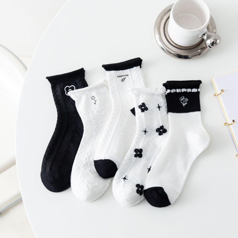 Gift JK Uniform Accessories Flowers Women Socks Mid-Tube Socks Korean Style Socks Cotton Hosiery
Gift JK Uniform Accessories Flowers Women Socks Mid-Tube Socks Korean Style Socks Cotton Hosiery