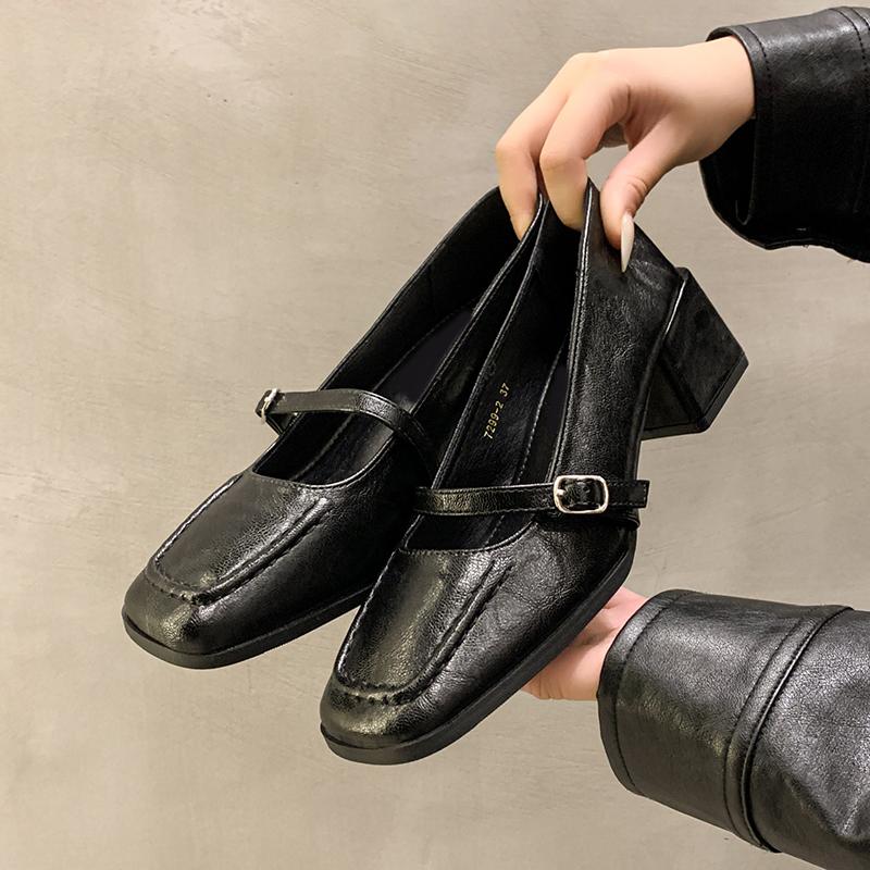 Fashion New Retro Mary Jane Shoes for Women French Style Small Leather Shoes Thick Heel Comfortable Brown Square Toe Single Shoes 40 чёрный
Fashion New Retro Mary Jane Shoes for Women French Style Small Leather Shoes Thick Heel Comfortable Brown Square Toe Single Shoes 40 чёрный