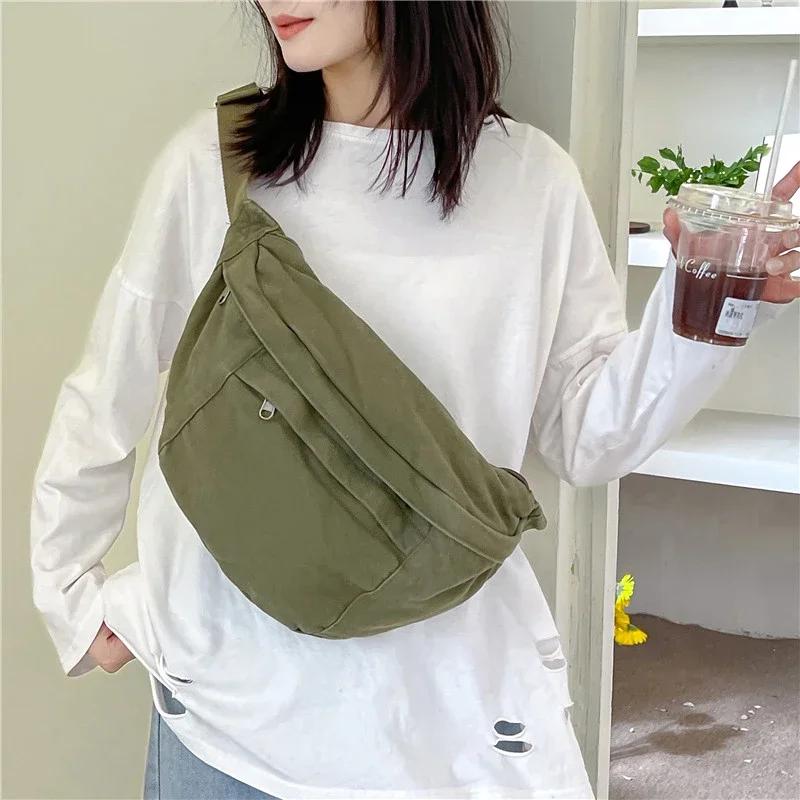 Monochromatic Oxford Waist Bag For Women Casual Hip-Hop Fashion Bags High Quality Premium Durable Quality Useful
Monochromatic Oxford Waist Bag For Women Casual Hip-Hop Fashion Bags High Quality Premium Durable Quality Useful