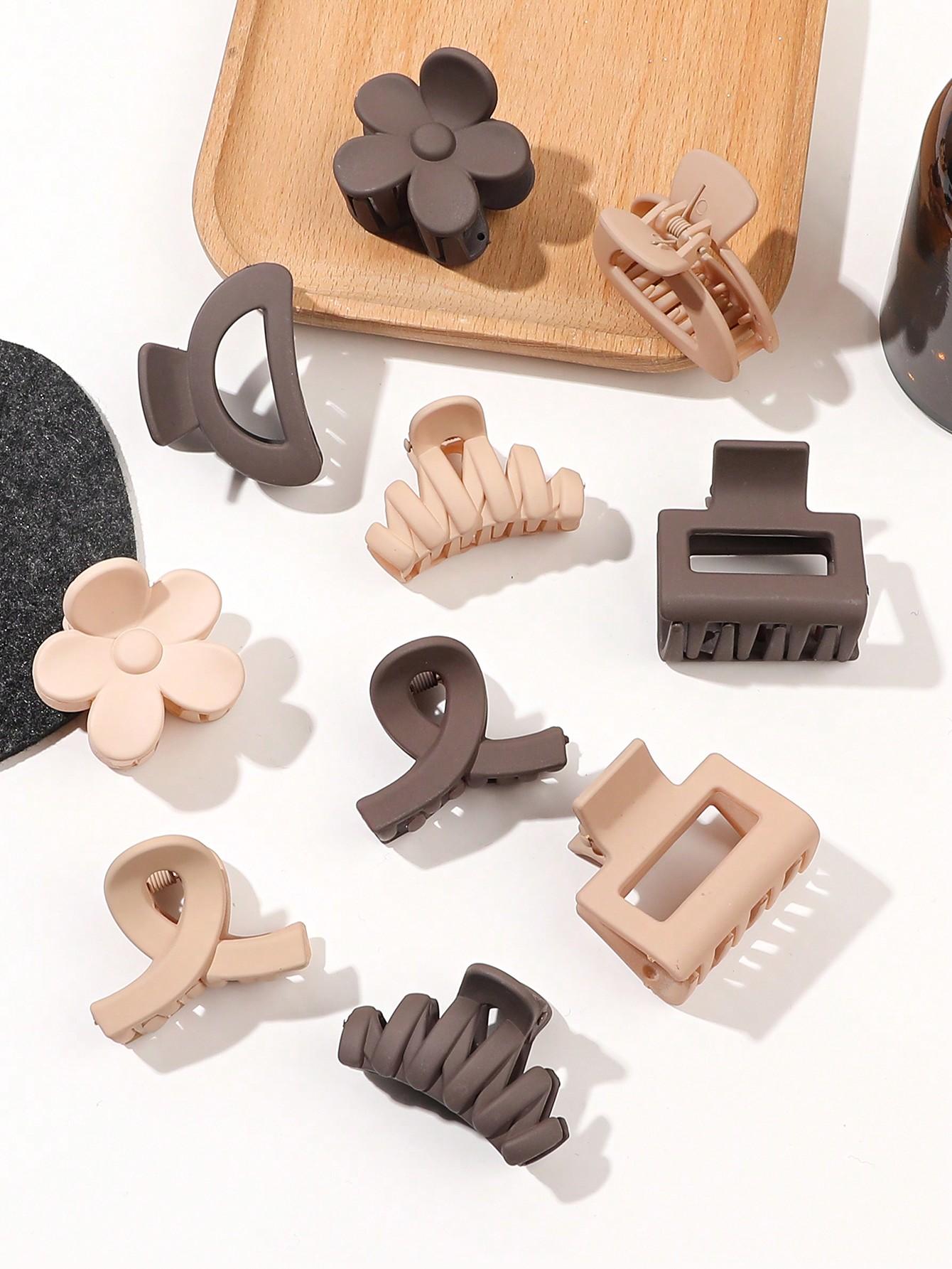 10 Pcs Fashion Multicolor Simple Frosted Hair Claws For Women Girls Party Hair Accessories
10 Pcs Fashion Multicolor Simple Frosted Hair Claws For Women Girls Party Hair Accessories