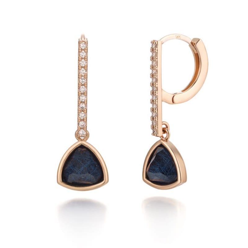 ELLE Jewelry 14K Aquamarine Charm One-Touch Earrings (Gold Pin) ELGPEE377 Rose gold
ELLE Jewelry 14K Aquamarine Charm One-Touch Earrings (Gold Pin) ELGPEE377 Rose gold