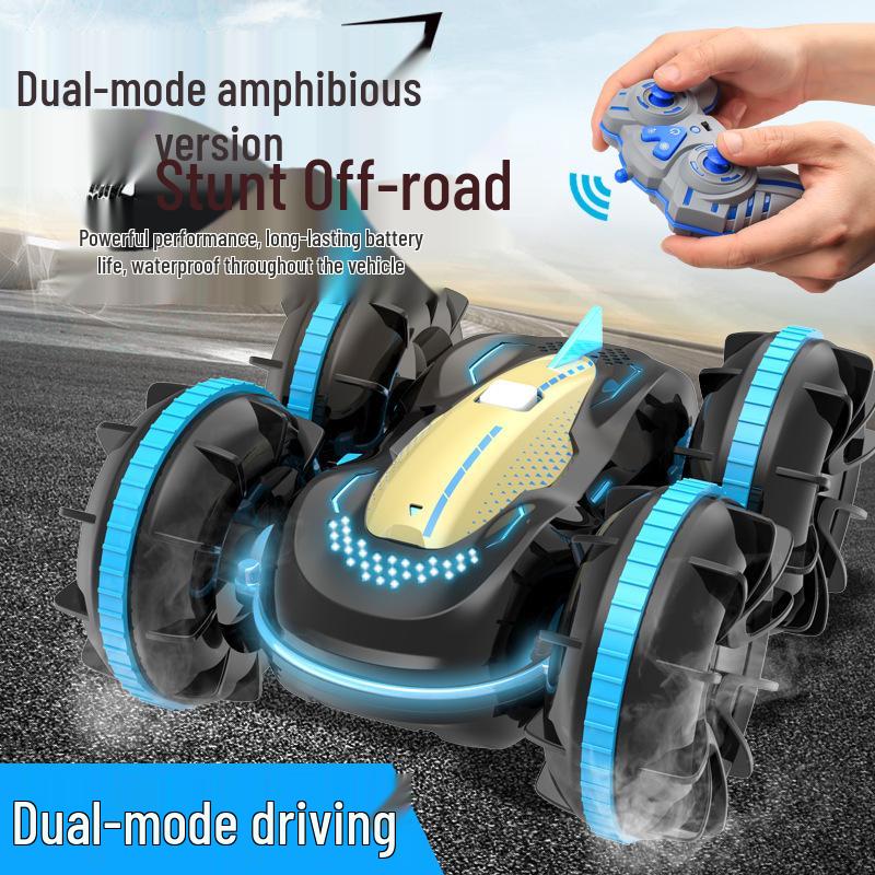 Amphibious Stunt Remote Control Car with Lights: Double-Sided, Large Size, Off-Road and Tumbling Action English packaging
Amphibious Stunt Remote Control Car with Lights: Double-Sided, Large Size, Off-Road and Tumbling Action English packaging
