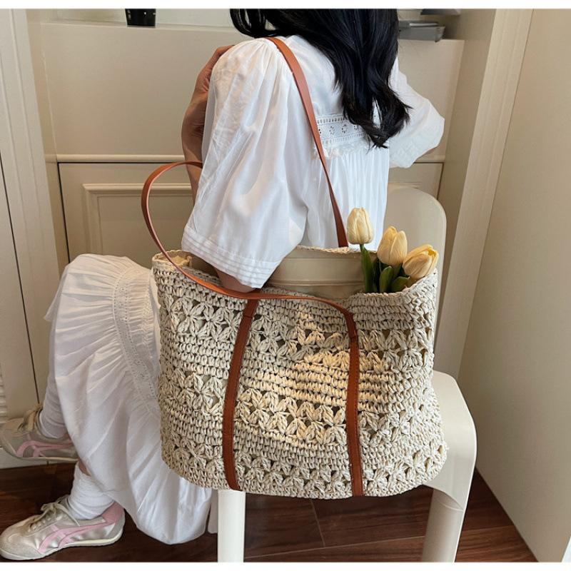 2025 new large-capacity tote bag fashion woven bag woven bag seaside portable beach bag versatile shoulder bag
2025 new large-capacity tote bag fashion woven bag woven bag seaside portable beach bag versatile shoulder bag