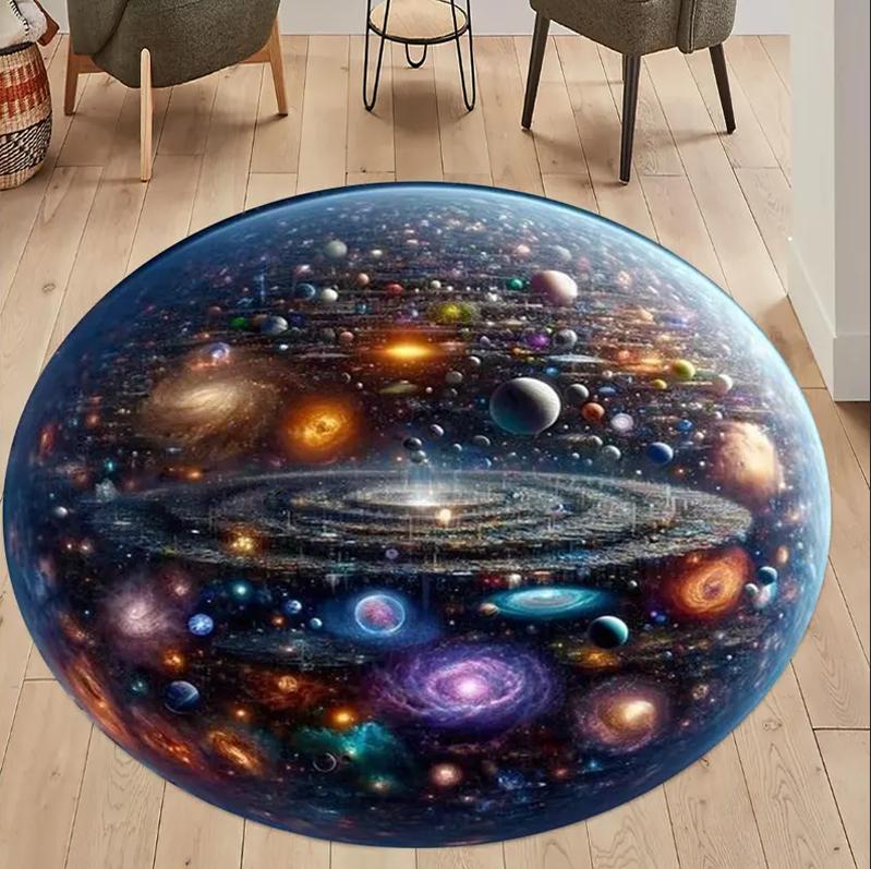 3D Moon Rug Space Room Decor Crater Design Carpet Soft Non-Slip Circle Floor Decor Mat for Living Room Bedroom Kitchen Rugs 100cm x 100cm
3D Moon Rug Space Room Decor Crater Design Carpet Soft Non-Slip Circle Floor Decor Mat for Living Room Bedroom Kitchen Rugs 100cm x 100cm