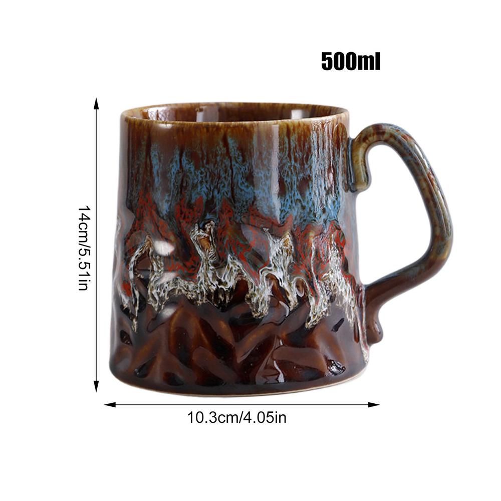 Кружка для кофе, большая керамическая кружка для кофе, оригинальная ручная работа, можно мыть в посудомоечной машине и использовать в микроволновой печи, чашка для эспрессо для кухни, дома 500ml
Кружка для кофе, большая керамическая кружка для кофе, оригинальная ручная работа, можно мыть в посудомоечной машине и использовать в микроволновой печи, чашка для эспрессо для кухни, дома 500ml